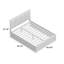 Lit plateforme tapissier avec rangement Anaisabel-29885590