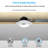 2'' Selectable Color Temperature Dimmable Air-Tight IC Rated Standard Recessed Lighting Kit