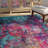 Taina Abstract Pink Area Rug-709764079