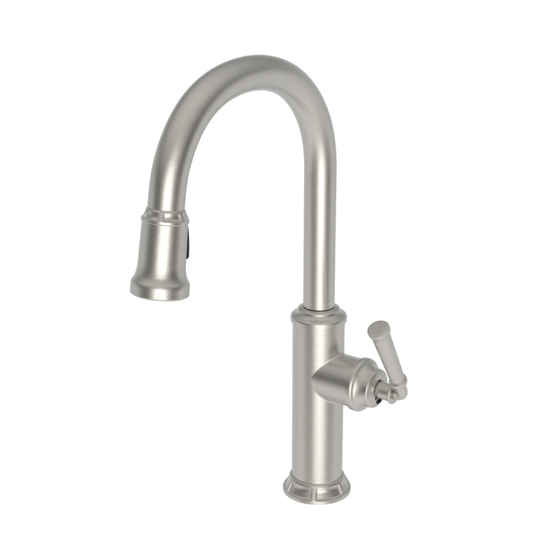 Gavin Single Handle Pull Down Kitchen Faucet, Satin Nickel (PVD)