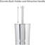 14,17 po H Brosse de toilette et support autoportant