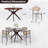4 Person Round Dining Sets-1722243642