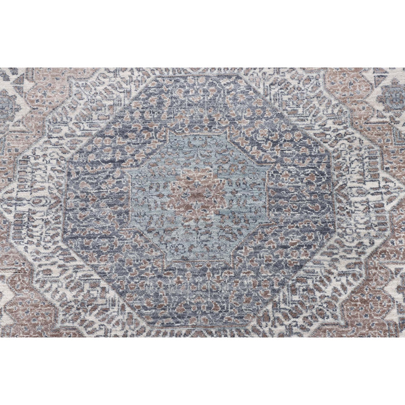 Tapis sable noué à la main de haute qualité, Rectangle 8 pi x 10 pi