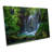 Green Forest Waterfall - Wrapped Canvas Print-1341392500
