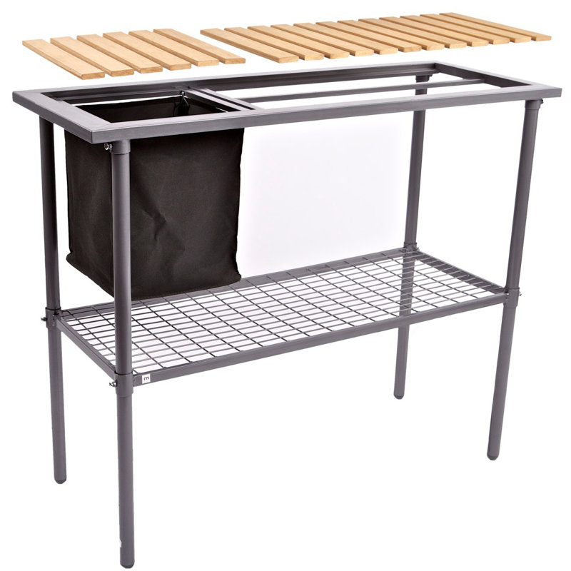 Banc de rempotage en acier Darcie-May
