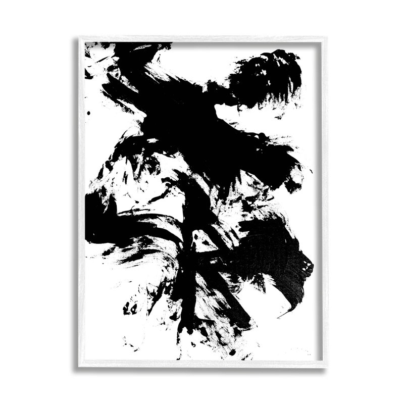 Art moderne, estampe numérique encadrée par Allan Friedlander, H 30 po x l 24 po x P 1,5 po