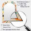 «All That Jazz Colorful Joy II - Abstract Collages Arch large Mirror, Modern-113732697
