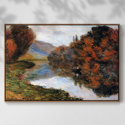 Chaloupe sur la seine à Jeufosse, 1884
