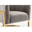 Fauteuil demi-tonneau rembourré l 30 po Romy-1115816500