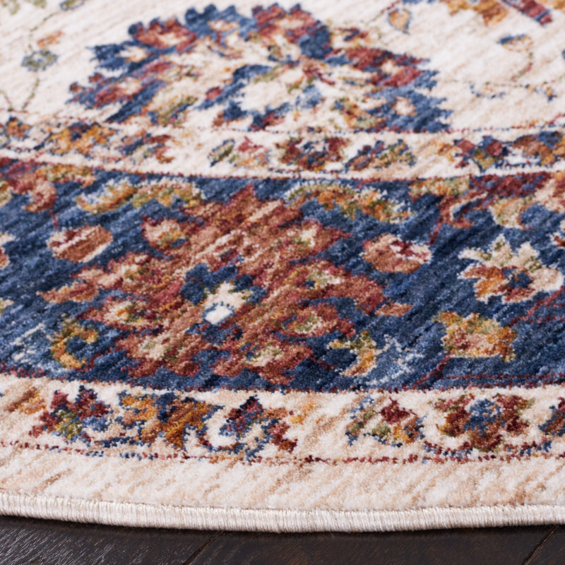 Deriel 700 Performance Southwestern Rug, Round 6'7"