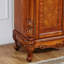 Banc de rangement en bois manufacturé brun