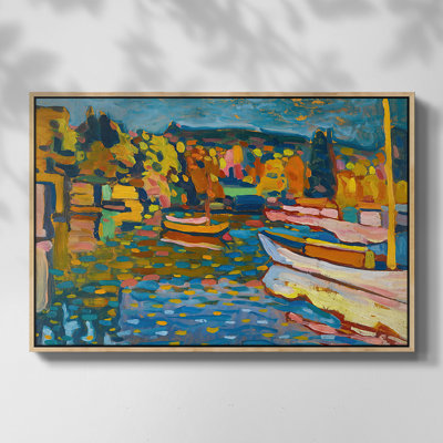 "Peinture avec troïka", toile de Wassily Kandinsky
