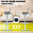 Rolling Laptop Table With Wheels,ipad Slot 31.3"x15.7", Height Adjustable From 25.6" To 37"