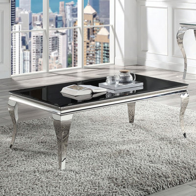 Table basse l 50,6 po Glam, noir