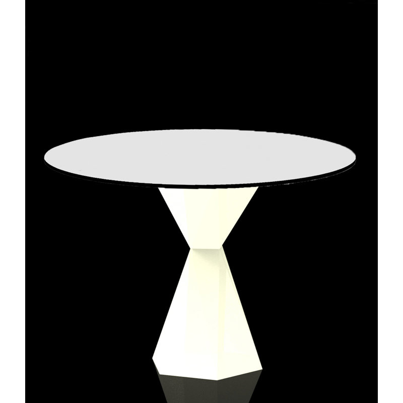 Vertex Plastic Dining Table, 35.25"