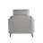 Ellason 34.6" Wide Upholstered Pillow Curved Arm Club Chair