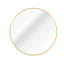 Miroir de salle de bain doré 20 po