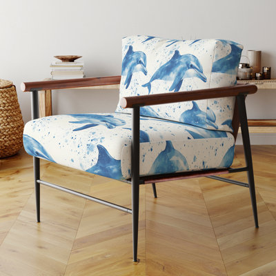 Chaise rembourrée Kids Ocean Animals