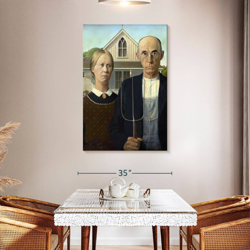 Leisha American Gothic, 48" H x 32" W