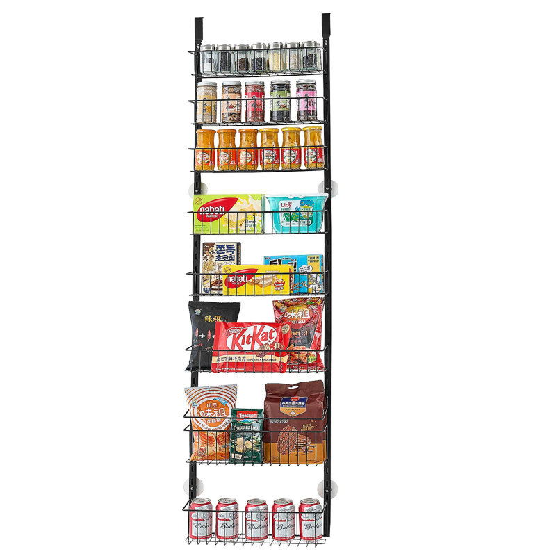 Étagère de rangement à 9 niveaux au-dessus de la porte