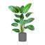 Madagascar Faux Palm Tree in Fiberstone Planter