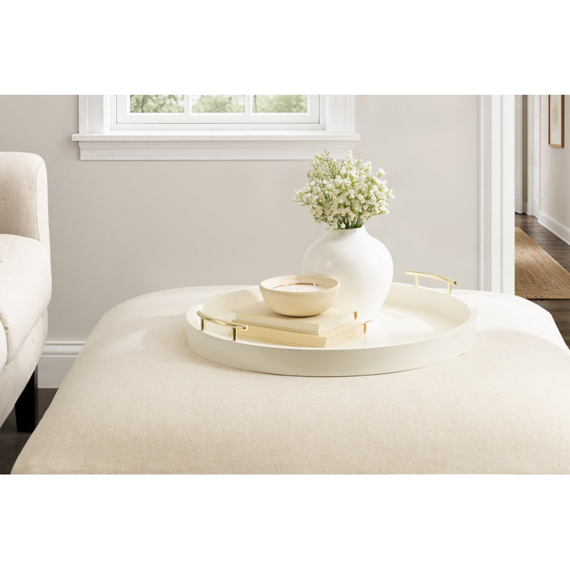 Plateau pour repose-pieds avec poignées rondes et modernes Lipton