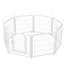 Parc pour chien pliable 24 po de hauteur, 8 panneaux, enclos pour chiots robuste, intérieur extérieur, rouille, fer, pour différentes tailles d'animaux de compagnie, rouille et zone affectueuse-1343348878