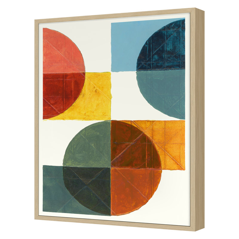 Summer Vibes Print by Andy Burgess, 36" H x 28" W x 1.5" D, Nordic Oak Framed