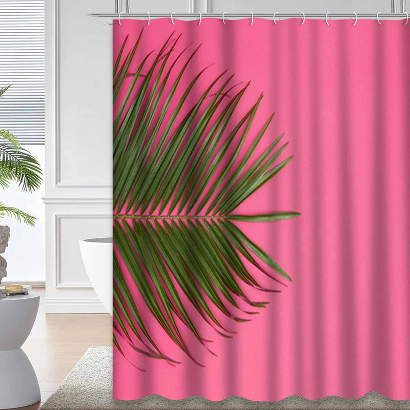Rideau de douche Tropical Palm Tree, L 72 po x l 84 po
