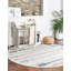 Tapis gris / brun / bleu marine Dryden-313683766