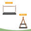Lit simple de plancher de tente simple avec structure triangulaire-1451468219