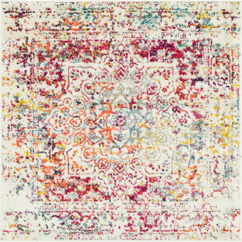 Tapis oriental Lucile, Carré 4 pi 1 po