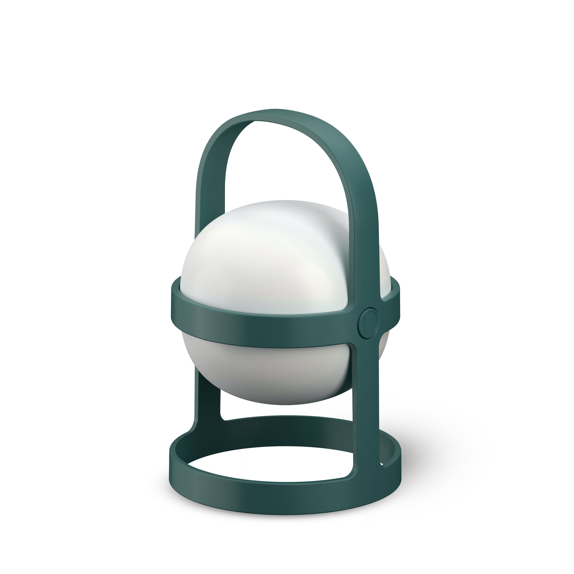Soft Spot Solar Circular Wheat, Forest Green, 7.3" H x 4.7" W x 4.7" D
