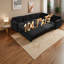 Canapé d'angle moderne, canapé-lit gigogne en chenille de 3 m (118 pouces) pour toute la famille-394004162