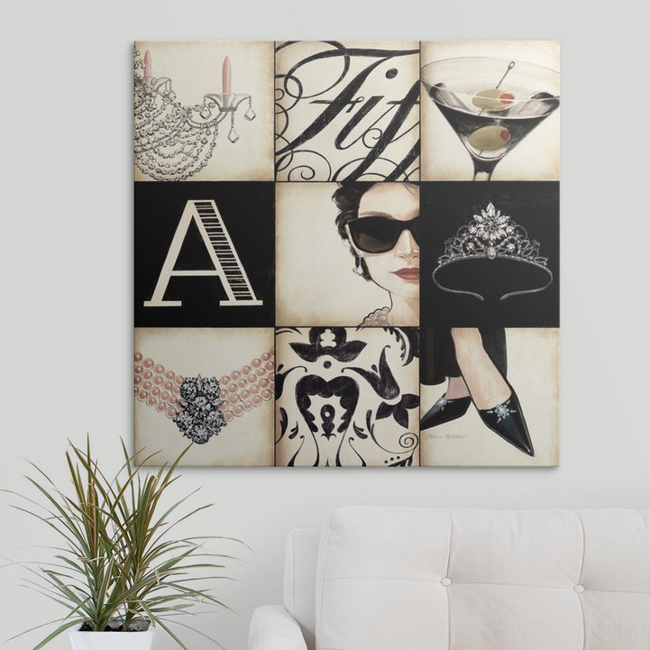 Akyria " Fifth Avenue Square " by Marco Fabiano, 35" H x 35" W x 1.5" D, Canvas