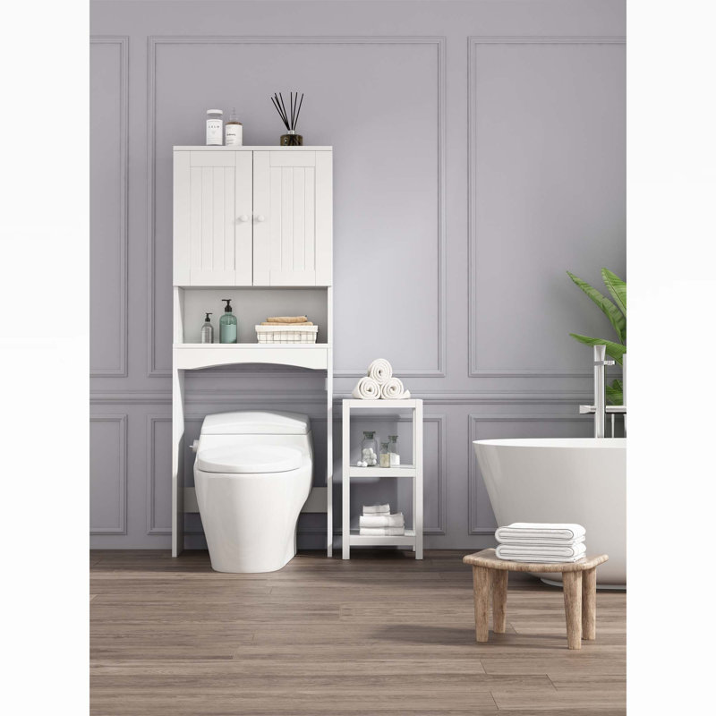 Rangement autoportant au-dessus de la toilette