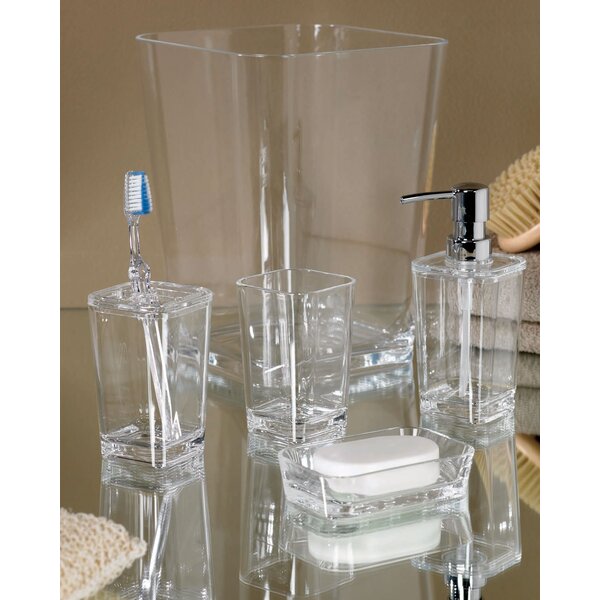Mdesign Plastic Kitchen Sink Countertop Liquid Hand Soap Dispenser,  Chrome/clear : Target