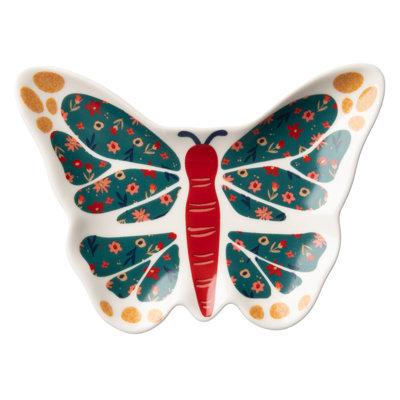 PLATEAUX À BIJOUX EN CALICO PAPILLON