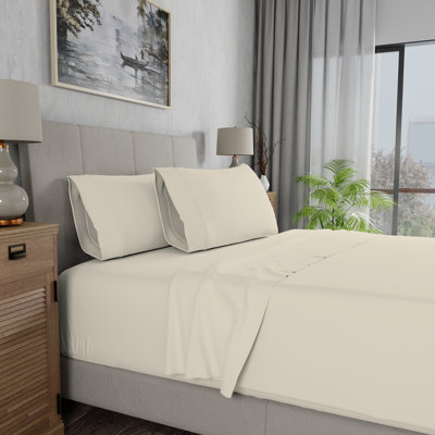 100% Cotton Lightweight Percale Weave Sheet Set