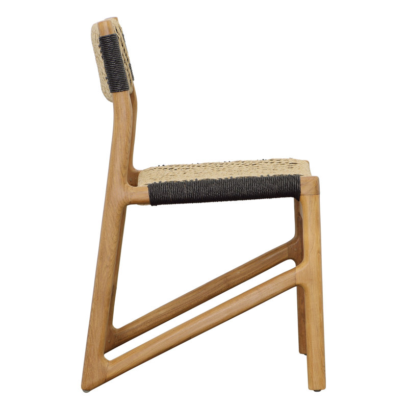 Lumen Teak Upholstered Dining Chair