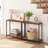 29.1" Console Table with Storage,Behind Sofa Table, Industrial Style, Sturdy and Stable, for Living Room, Entryway, Foyer