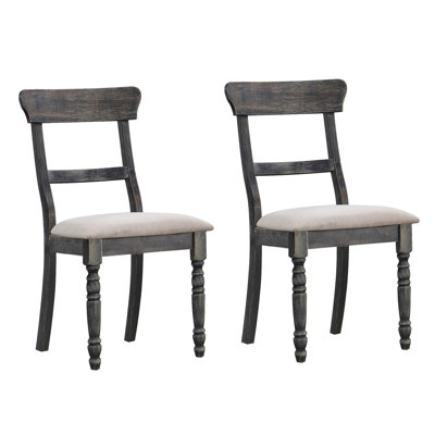 Weathered Grey Side Chairs (Set Of 2)