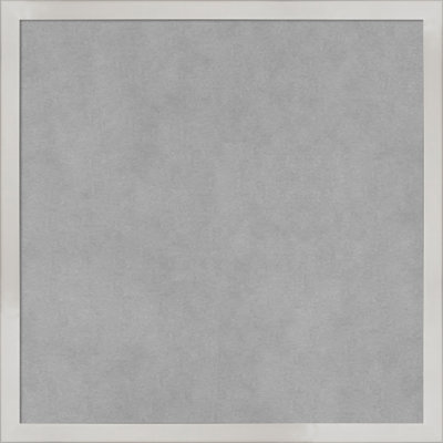 Tableau magnétique à cadre argenté Svelte