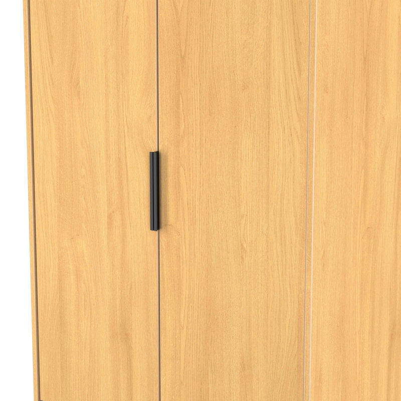 Turah Manufactured Wood Wardrobe, Modern Oak