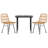Badr Patio Dining Set with Square Table-405009135-405009134