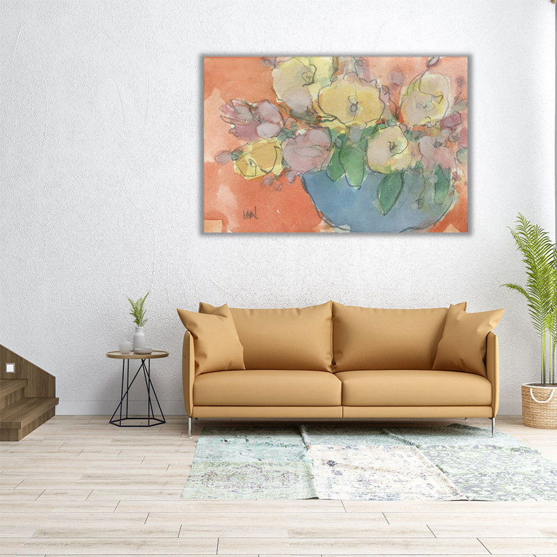 The Embrace Bouquet II - Canvas Print Wall Art, 20" H x 30" W