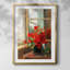 Motif floral rétro CCLXIV - impression encadrée