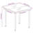 Janaina Rectangular 2 - Person Dining Set-1608875530-1608875529