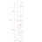 11.6"W Narrow Bookcase With Adjustable Shelves-123190119