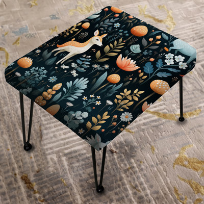 Caslin - Animal Print Rectangle Ottoman
